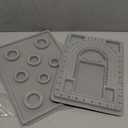 Chistepper 2 Pieces Beading Boards Bead Design Trays Necklace Bracelet Beading Jewelry Design Mats for DIY Jewelry Making