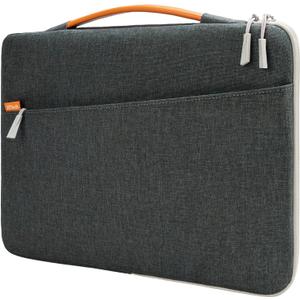 JETech Laptop Sleeve for MacBook Neo (A18 Pro), 13-14Inch MacBook Air/Pro (M1-M5, 2020-2026), Waterproof Bag with Portable Handle and Pocket, Compatible with 13-13.6 Inch Notebook (Dark Grey)