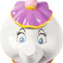 Silver Buffalo Disney Beauty and the Beast Mrs. Potts Teapot 3D Sculpted Ceramic Cookie Snack Candy Jar (Small)