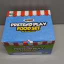 Jaxojoy 122 Piece Pretend Food Set for Kids - Food Toys for Kids Kitchen Set - Pretend Play Kitchen Accessories and Playset for Interactive and Imaginative Activities