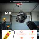 VEVOR 880lbs Electric Hoist with 14 FT Wired Remote Control, Electric Hoist 110 Volt with 20-40 FT Lifting Height for Garage Warehouse Factory