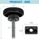 Pool Pump SPX1600PN Nut Knob Swivel Nut Gasket (2 PCS) Compatible with Hayward Super Pump & MaxFlo Pump, Replacement SP1600X5 SP1605X7 SP1607X10 SP1610X15 SP1611X15 SP2810X15 Strainer Cover Lid Knob