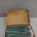 Macarrie 24 Packs Flameless Taper Candles Battery Operated Fake 11 Inch Long Candlelight LED Flameless Candlesticks Flickering Tapered for Christmas Church Prayer New Year Wedding(Green)