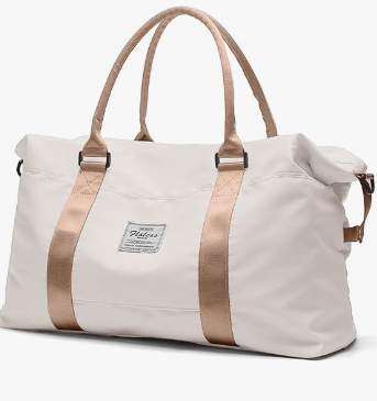 Travel Duffel Bag, Sports Tote Gym Bag, Shoulder Weekender Overnight Bag for Women