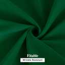 Fitable 6 Pack Hunter Green Rectangle Table Clothes - 70 x 120 Inch - Wrinkle and Stain Resistant Fabric Tablecloths, Washable Polyester Table Covers for Wedding Christmas Party Banquet Formal Events