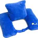 Travel Pillow for Everything. Not just a Neck Pillow. Lumbar and Back Support. Solves All Your Travel Needs for Cars, RV, Train, Camping, Airplanes, Couch Home.