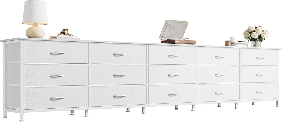 Huuger 94.5 Inch Extra Long Dresser for Bedroom, Large Dresser for Closet