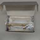 Amerdeco 10 Pack Champagne Bronze Cabinet Pulls 5 Inch(128mm) Hole Center Cabinet Hardware Kitchen Cabinet Handles for Bathroom Drawer Pulls Dresser Pulls ZH0014...