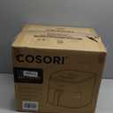 Cosori 9-in-1 TurboBlaze Air Fryer 6 Qt, PFAS-Free Ceramic Coating, 90450F, Precise Heating for Even Results, Air Fry, Roast, Bake, Broil, Dry, Frozen, Proof, Reheat, Keep Warm, 120V, Dark Gray