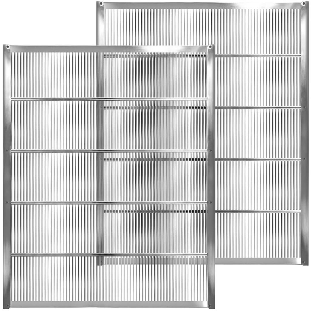 NUOMIC 2 Pack Galvanized Metal Queen Excluder, Langstroth Standard 10 Frame Queen Excluder for Bee Hive Brood and Honey Separate Management
