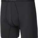 32 Degrees Mens 3 Pack Active Mesh Boxer Brief (Black, S)