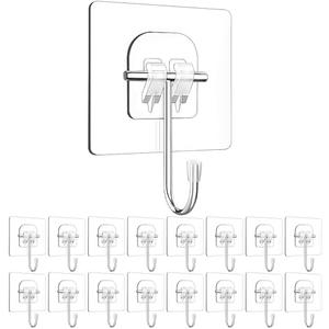 Wreath Hangers for Front Door, Wreath Hanger for Halloween Christmas Easter Decorations, Welcome Sign for Front Door, Large Adhesive Wall Hooks for Hanging Heavy Duty, Over The Door Hooks Organizer