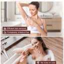 2 in 1 Women Electric Shaver - Dual Head Bikini Trimmer for Women Waterproof Wet & Dry Use Body Hair Trimmer and Facial Hair Remover, Painless Razors for Bikini Underarm Leg Arm Body Face, Pink