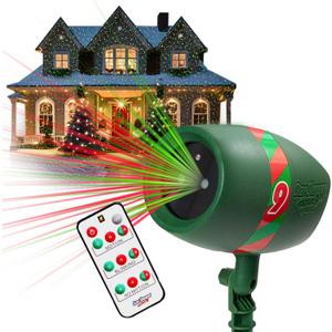 Star Shower Ultra 9 Outdoor Laser Light Show with Remote, AS SEEN ON TV, New 9 Unique Patterns, Showers Home w/Thousands of Lights, 3 Color Combinations, Motion or Still, Up to 3200 Sq Ft
