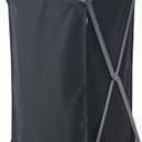 Yamazaki Home Laundry Basket - Foldable Storage Hamper Organizer Steel One Size Black