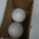 2Packs Empty Frosted Glass Jars 2Oz Refillable Makeup Sample Lotion Jars Airtight Glass Jar with Inner Liners and Golden Lids for Storage Lotions Powders Creams