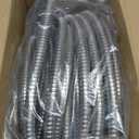 TITAN Garden Hose 100FT - 304 Stainless Steel Metal Water Hose, Flexible, Kink-Free, Lightweight, Durable, Crush Resistant Fittings, Easy to Coil, 500 PSI