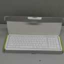 seenda Bluetooth Keyboard and Mouse Combo for Mac, SKM64-2 Rechargeable Silent Wireless Keyboard Mouse Compact Slim, 3 Multi-Device Connection, Compatible for Mac MacBook Pro/Air iPad, White Silver