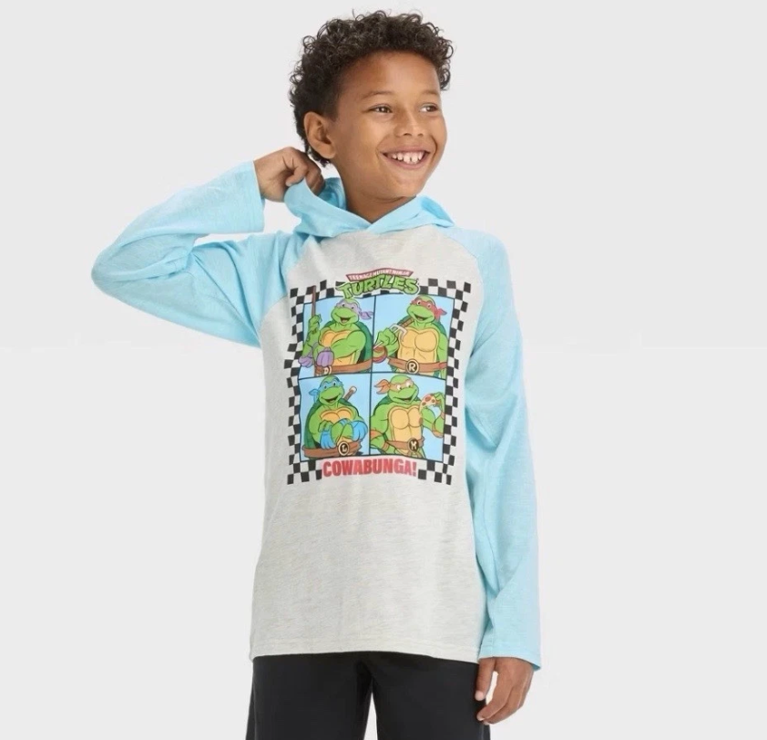 Teenage Mutant Ninja Turtles Boys Multicolor Tops, Small