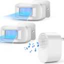 Driveway Alarm Motion Sensor - Driveway Alarms Wireless Outside Weatherproof Motion Detector Presence Outdoor Detector Door Home Security System Gate Mailbox Alert 1 Receiver and 2 Sensors