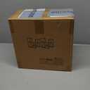 PHOSPHOR 6 PCS Ribbed Glass Candle Holder, Cylinder Candle Holders for Pillar Candles, Clear Glass Hurricane Candle Holders 6'', 8'', 10'' Glass Cylinder Centerpieces Vases