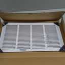 Return Air Grille for 20"Wx10"H inch Duct Opening,Air Return Vent Cover for Wall or Ceiling,AC Wall Vent Cover Grill HVAC Cold Air Intake Grille Without Filter Housing,Outer Dimension:21.75"WX11.75"H