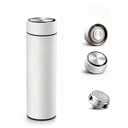 17oz Insulated Water Bottles,Stainless Steel Double Wall, Vacuum Flask, Travel Tumbler, Metal Water Bottle, BPA Free, Keep Hot and Cold (White)