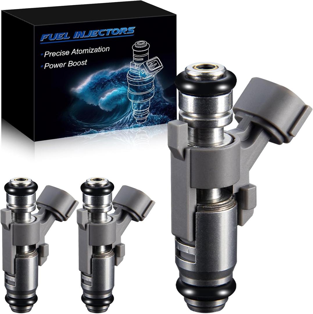 Upgraded 490560038 Fuel Injectors Fits For:-Kawasaki Mule Pro-FX 2016-2020, Mule Pro-FXR 2018-2020, Mule Pro-FXT 2015-2020, Mule Pro-FXT Ranch Edition 2020 (Set of 3)