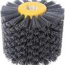 SIGNI Abrasive Nylon Drawing Wheel Drum Burnishing Polishing Brush for wooden furniture floor polishing 120X100mm 320 Grit 1pack
