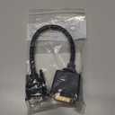 StarTech.com 1ft DVI Splitter Cable - M / F - DVI-D to 2x DVI-D Dual Video Splitter for Your Split Screen Computer Monitor (DVISPL1DD), Black