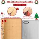 CAKKVDE Vintage Christmas Wrapping Paper Roll - Kraft Gift Wrap with Jute Twine | 17 Inch x 49 Feet Durable Holiday Wrapping Paper for Gifts(White snowflakes)