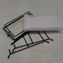 Mfacoy 3 Tier Serving Tray Set, 12" Tiered Serving Trays Platters, Reusable Serving Tray for Party, Collapsible Sturdier Stand with Stable Cross Bars, Serving Platters for Veggie, Fruit, Dessert