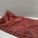 CaliTime Pack of 2 Throw Pillow Covers Cases for Couch Sofa Home Decoration Vintage Damask Shining & Dull Contrast 18 X 18 Inches Burgundy