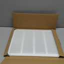 Fits 16x12 Duct Opening Stamped Steel Return Air Grille Vent Cover Grille for Sidewall and Ceiling in White Surface Dimensions: 17.75"W X 13.75"H (16" W x 12" H Duct Opening)