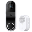 Kasa Smart Video Doorbell Camera Hardwired w/Chime, 2K Resolution, Alwayson Power, Night Vision, 2Way Audio, RealTime Notification, Cloud & SD Card Storage, Works w/Alexa & Google Home (KD110)