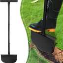 43inch Edger Lawn Tool - Manual Lawn Edger - Border Edger, Half Moon Lawn Edger with T-Grip for Lawn, Garden or Sidewalk