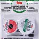 Oatey Safe-Flo 8 oz. Lead-Free Plumbing Solder Kit Silver Bearing 50/50 2 pc.