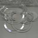 30-Pack Dental Cheek Retractor, Professional Autoclavable Mouth Opener Retractors, 100% BPA-Free, for Dentist, Teeth Whitening, Party, Mouthguard Challenge Game - Size M, Clear