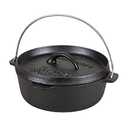 Stansport 2 QT Pre-Seasoned Cast Iron Dutch Oven Flat Bottom (16019-20)