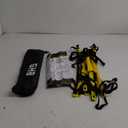 GHB Pro Agility Ladder Agility Training Ladder Speed 12 Rung 20ft with Carrying Bag, Yellow