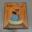 Bee Miniature Cute Insects with Mini Flower Building Toy Bouquets with Dust Cover Set Creative AssemblyIdeal for Home Decor Collection Toys