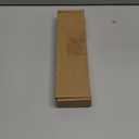 9.5 Large Acrylic Straw Holder for Cabinet Door - Reusable Tumbler Straw Organizer Storage, Small Kitchen Accessories Container, Ultra Sticky Cupboard Door Mounted (White)