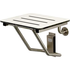 Kingston Brass KBSS1816 Adascape-Shower-Seat, Brushed Stainless Steel (18 x 14.63 x 13.44)