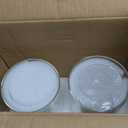 Eidonta 1Light Mini Pendant Light Fixtures, 2Pack Modern Hanging Ceiling Light, Adjustable Height, Brushed Nickel Pendant Lighting with Dual Glass for Kitchen Hallway