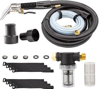 Extractor Hose Kit for ShopVac, Vacuum Hose Attachments, Transforms Vacuum Machine into a Professional-grade Extractor, Use for Cleaning Carpet, Car seat, Upholstery, Stairs, Mattresses