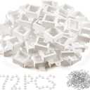 72 Pcs Mounting Brackets Compatible with Govee Outdoor LED Lights (Non Pro Version H705) Light Clips for Outdoor Lights H805, Install Firmly, White