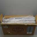 Playpen for Babies and Toddlers,73"x71"Baby Playpen with Mat IndoorOutdoor with Breathable Play Pen with Ocean Balls Hanging Pocket Basketball Hoop and Football Goal (Grey with Mat, 73"x71")