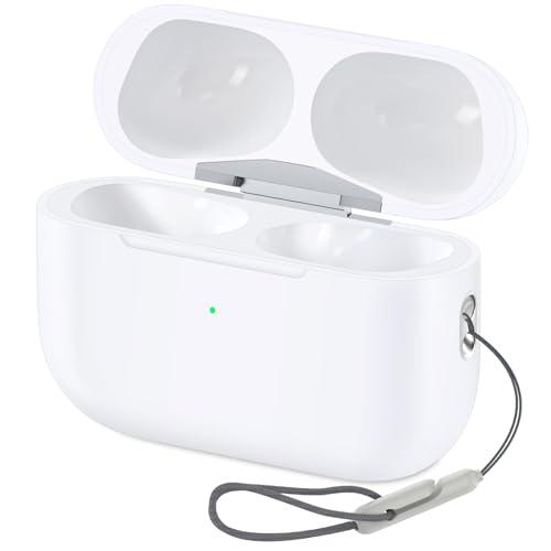 Wireless Charging Case Compatible with AirPods Pro 2nd & 1st, Charger Case Replacement for AirPods Pro 2 & 1 with Lanyard, Bluetooth Pairing Sync Button, Earbuds Not Included (USB-C Port)