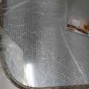 Vintage Gold Ornate Baroque Mirror - 36"X30" Arched Antique Brass Mirror with Full Metal Frame - Ideal for Entryway, Fireplace, Living Room, Hallway or Wall Decor