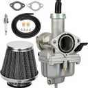 PZ26 Carburetor Carb Kit Replacement for CG 125cc 150cc 250cc TRX200 TRX250 ATC185 XR100 CRF100 CB125 TaoTao Zongshen Lifan Sunl 4 Stroke Engine ATV Quad Dirt Pit Bike Go Kart Parts